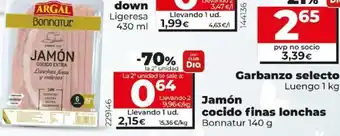 Dia Jamón cocido finas lonchas 140g oferta