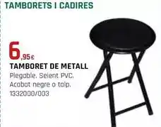 Fes Més Tamboret de metall oferta