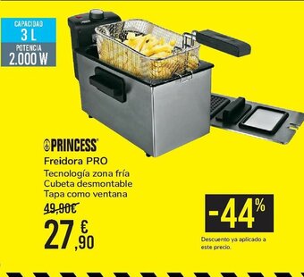 Carrefour Princess Freidora PRO oferta