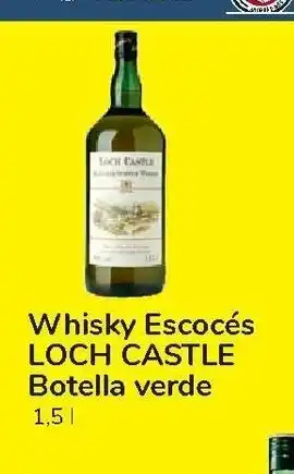 Carrefour Whisky escocés LOCH CASTLE Botella verde 1,5 l oferta