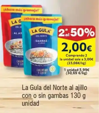 FROIZ La Gula del Norte al ajillo con o sin gambas oferta