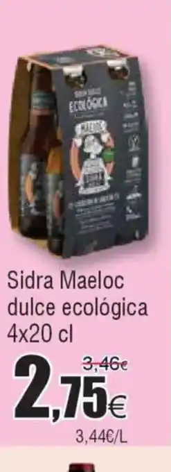 FROIZ Sidra Maeloc dulce ecológica oferta