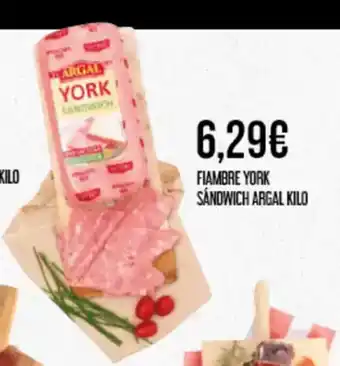 Claudio ARGAL Fiambre york sándwich oferta