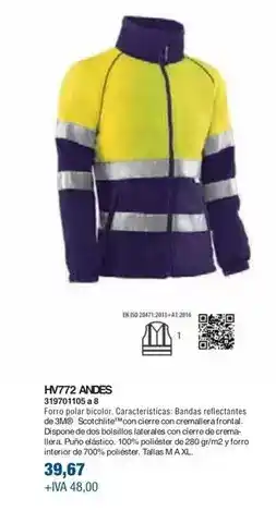 Coinfer Hv772 andes oferta