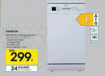 Eroski Lavavajillas diw-4510w oferta
