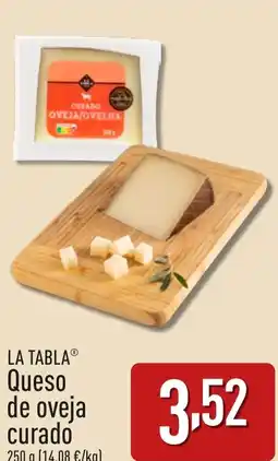 ALDI LA TABLAⓇ Queso de oveja curado oferta