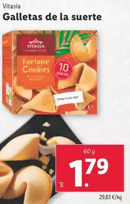Lidl VITASIA Galletas de la suerte oferta