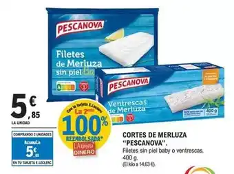 E.Leclerc Pescanova - cortes de merluza oferta