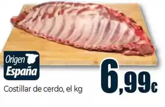 Unide Supermercados Costillar de cerdo oferta