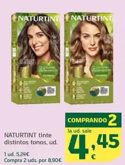 HiperDino Naturtint - tinte distintos tonos oferta