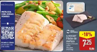 ALDI El mercado - filetes de merluza oferta