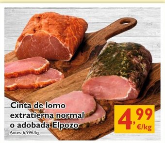 Cash Ecofamilia Cinta de lomo extratierna normal o adobada Elpozo oferta