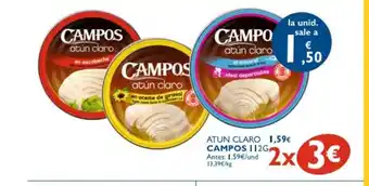 Cash Ecofamilia Campos Atun Claro oferta