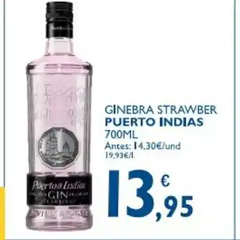 Puerto Indias Ginebra Strawber 700ml