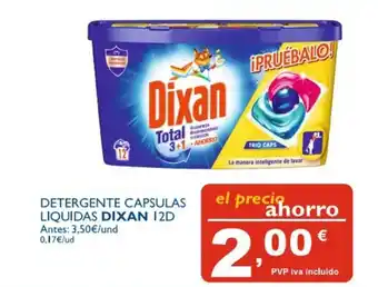 Cash Ecofamilia Dixan Detergente Capsulas Liquidas oferta