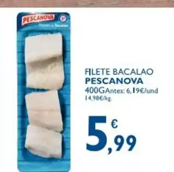 Supermercados La Despensa Pescanova Filete Bacalao 400g oferta