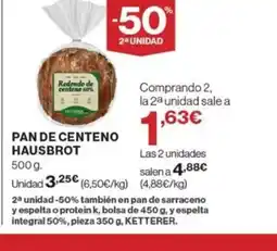 Supercor Pan de centeno hausbrot oferta