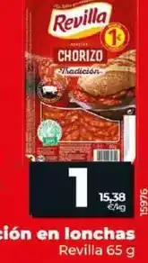 Dia Revilla - chorizo tradicion en lonchas oferta
