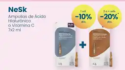 Clarel NESK Ampollas de Ácido Hialurónico o Vitamina C oferta