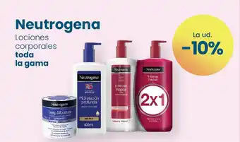 Clarel Neutrogena Lociones corporales toda la gama oferta