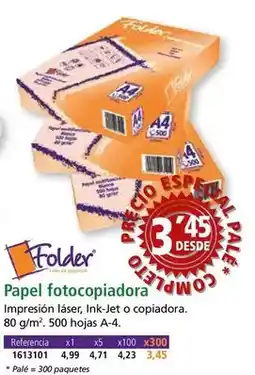 Folder Folder - papel fotocopiadora oferta