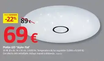 Bauhaus Plafon led 'skyler fiat' oferta