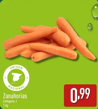 ALDI Zanahorias oferta