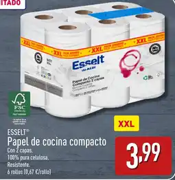 ALDI ESSELT® Papel de cocina compacto oferta