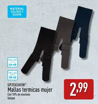 ALDI UP2FASHION® Mallas termicas mujer oferta