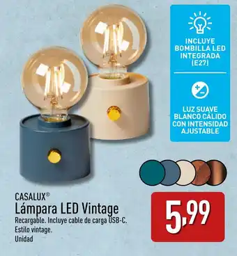 ALDI CASALUXⓇ Lámpara LED Vintage oferta