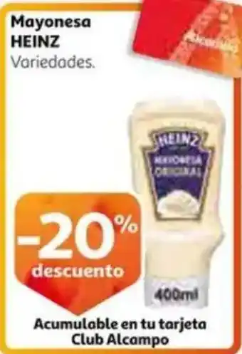 Alcampo HEINZ Mayonesa oferta