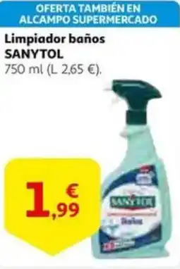 Alcampo SANYTOL Limpiador baños oferta