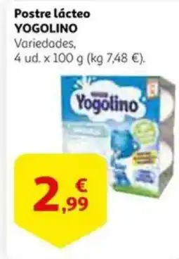 Alcampo YOGOLINO Postre lácteo oferta