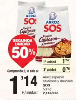 SPAR Fragadis SOS Arroz especial caldosos y melosos oferta