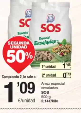 SPAR Fragadis SOS Arroz especial ensaladas oferta