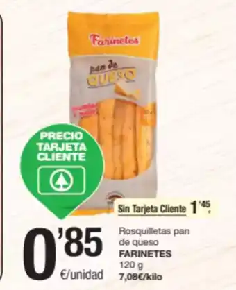 SPAR Fragadis FARINETES Rosquilletas pan de queso oferta