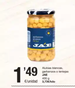 SPAR Fragadis JAE Alubias blancas, garbanzos o lentejas oferta