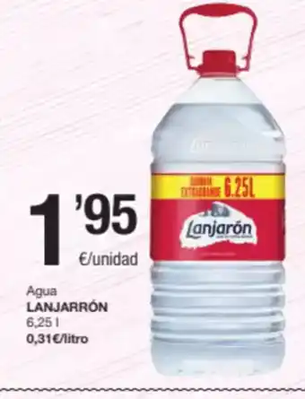 SPAR Fragadis LANJARRÓN Agua oferta