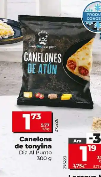 Dia Canelons de tonyina oferta