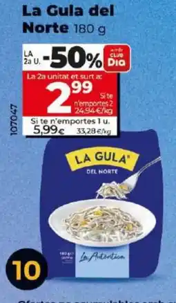 Dia La Gula del Norte oferta