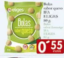 Supermercados Bip Bip IFA ELIGES Bolas sabor queso oferta