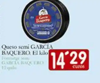 Supermercados Bip Bip GARCÍA BAQUERO Queso semi oferta