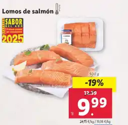 Lidl Lomos de salmón oferta