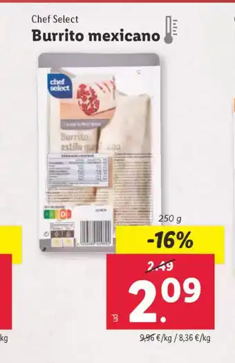 Lidl Burrito mexicano oferta