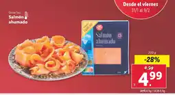 Lidl OCEAN SEA Salmón ahumado oferta