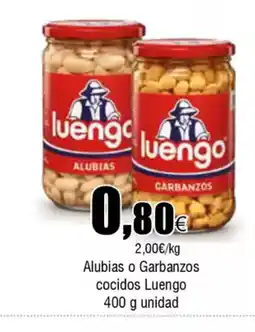 FROIZ LUENGO Alubias o Garbanzos cocidos oferta