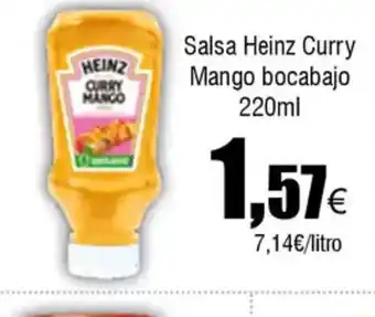 FROIZ Salsa Heinz Curry Mango bocabajo oferta