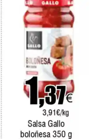 FROIZ Salsa Gallo boloñesa oferta