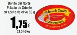 FROIZ Bonito del Norte Palacio de Oriente en aceite de oliva oferta