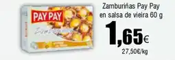 FROIZ Zamburiñas Pay Pay en salsa de vieira oferta